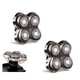 thumbnail image 1 of Cuchillas de repuesto Shaver PRO de 4 cabezales, compatibles con Skull Shaver Pitbull, Butterfly Kiss Pro y Palm Shaver (paquete de 2), 1 of 5