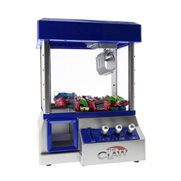 The Claw Toy Grabber Machine with Bright LED Lights and Playing Music - Insert Coins for Real Arcade Play & Sounds