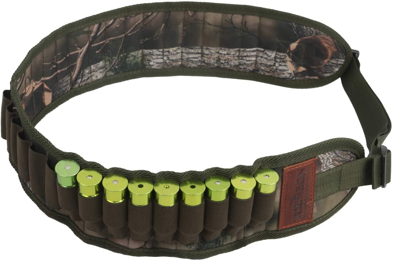 Hunting Cartridge Belt Molle Ammo Magazine Shotgun Shell Adjustable Buckle Strap 