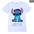 thumbnail image 4 of Camiseta de Anime de Disney para niños, camiseta de manga corta de algodón con patrón de punto de figura de dibujos animados, 100%, regalos de cumpleaños para niño y niña, 4 of 5