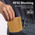 thumbnail image 4 of Billetera Montana West para hombre, plegable, de piel, con bloqueo RFID, 4 of 6