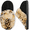 Black,Gold, variant on Barerun Winter Fuzzy House Slippers Plush Faux Fur Fluffy Flats Slippers Warm Memory Foam Slide Shoes for Women