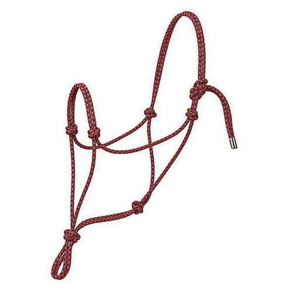 Silvertip No. 95 Rope Halter Lrg Black/Gray/Red
