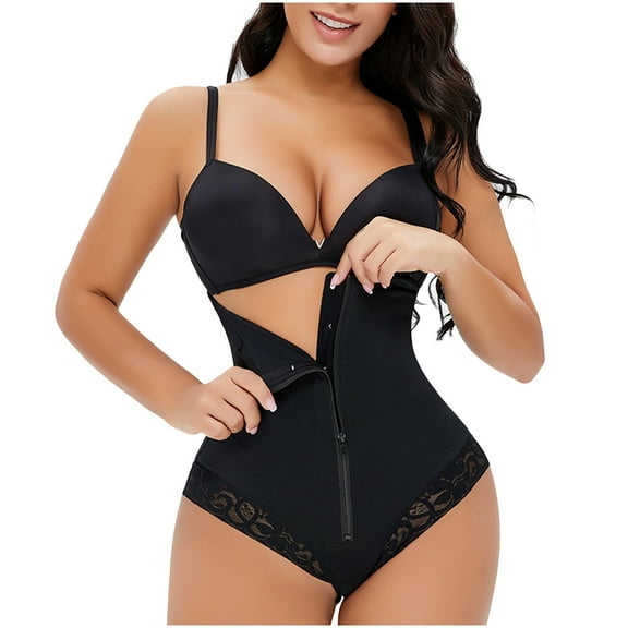 AOOCHASLIY Shapewear for Women Clearance Women Full Body Shaper Bodysuit Firm Control Shapewear Lifter Corset Shapewear