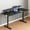 Black, variant on 63 x 24 Inches Standing Desk with 2 Adjustable Monitor Shelves,  Electric Stand Up Desk Adjustable Height from 28-46 inches for Home and Office, Walnut