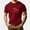 01 Wine, variant on YueHuiYing Men's Graphic Print Casual Short Sleeve Tee - Soft Crew Neck Top for Gym Sports and Daily Comfort