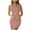 Khaki, variant on Dresses for Women Spring Summer Short Mini Dress Solid Color Bodycon Dresses Trendy Party Dress Sleeveless Wedding Guest Prom Sundress for Curvy Women