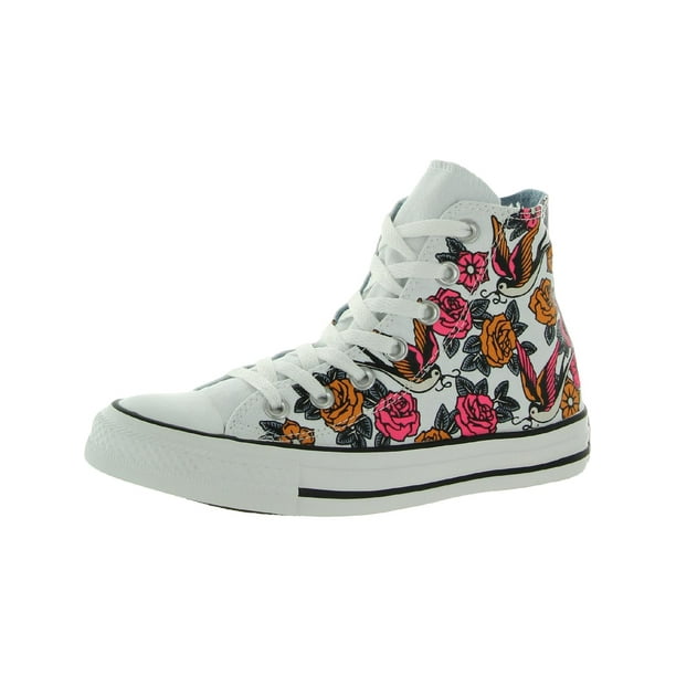 Converse Womens Canvas Floral Skate Shoes