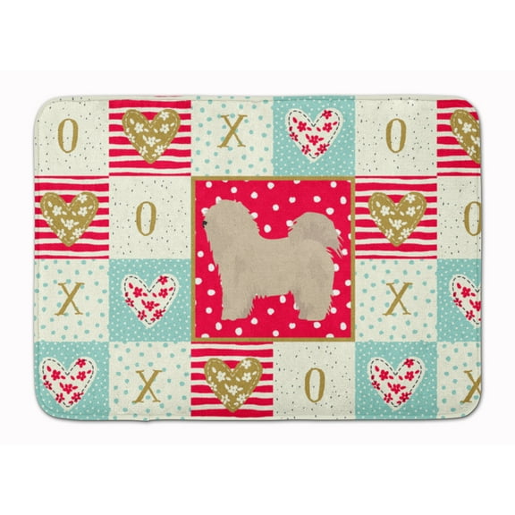 Odis Love Machine Washable Memory Foam Mat Red