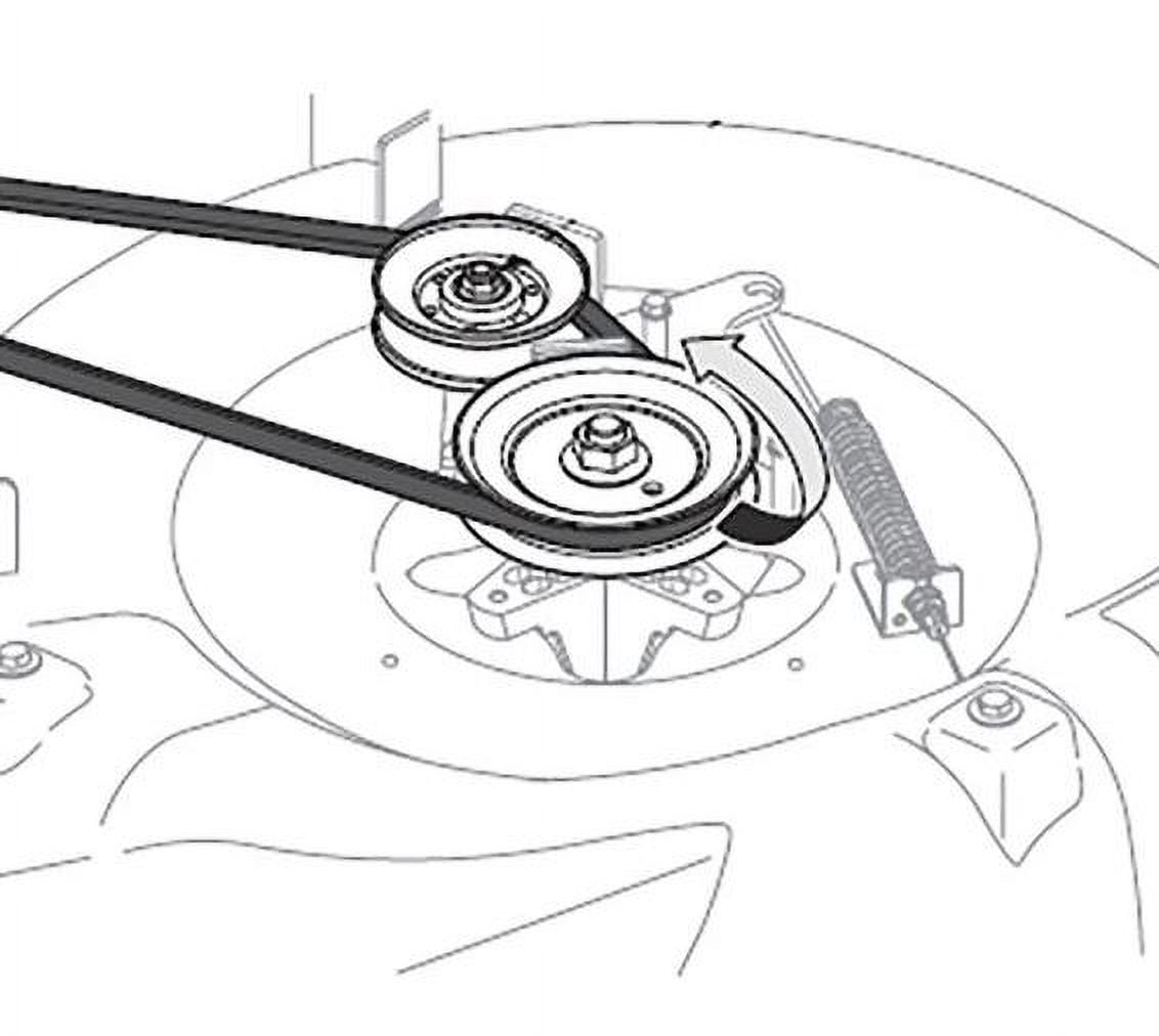 Troy-Bilt Deck Drive Belt for Select 30 in. Rear Engine Riding Lawn Mowers OE# 954-05001, 754-05001