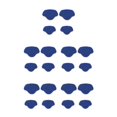 thumbnail image 3 of kurtrusly Semelles Ajustables pour Talons Hauts, Réparation de Talons Personnalisable, Bleu 5Set, 3 of 6