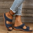 thumbnail image 5 of KAQ Sandals for Women Wedge Shoes Slip On Wide Width Sandals for Women Orthopedic Sandals for Women Arch Support Slides Sandals Comfortable Lightweig, 5 of 8