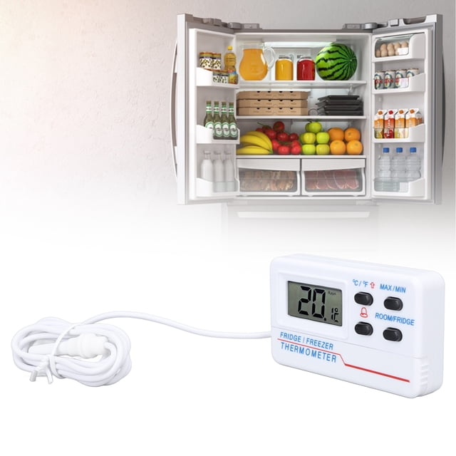 Digital Refrigerator , Alarm Function Easy To Clean ±1 degrees Celsius /1.8℉ High Accuracy Portable Digital Home for Indoor