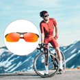 thumbnail image 4 of Gafas de terre polarizadas protección gafas de terre para hombre para conducir, y ejercicio 400 con bisagras de primavera, Marco - Lens Lente roja con montura negra BLESIY Gafas de ciclismo para hombre, 4 of 8