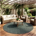 thumbnail image 2 of Koeckritz Rugs Garden Escape Granite Dust Premium Indoor/Outdoor Round Area Rug, 9' Round, 2 of 8