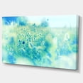 thumbnail image 2 of Light Blue Mountain Plain Flowers - Floral Canvas Art Print, 2 of 3