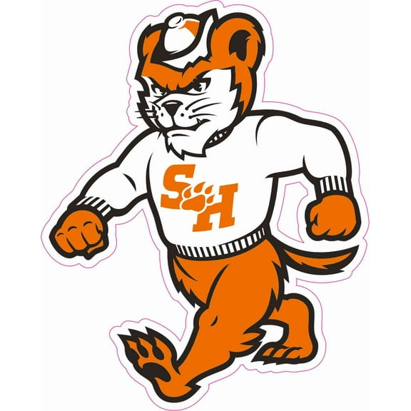 StickerTalk Officially Licensed Sam Houston Bearkats Sticker, 4 inches x 5 inches