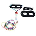 thumbnail image 2 of Lizard Harness Leash, Adjustable Lizard Harness Leash Set Prevents Loss Reptile Harness Leash With Colorful Wood Beads Decor Suitable For Reptile Pets, 2 of 8