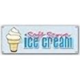 thumbnail image 2 of 72" Soft Serve Vanilla ICE Cream Banner Sign Signs Shop, 2 of 4