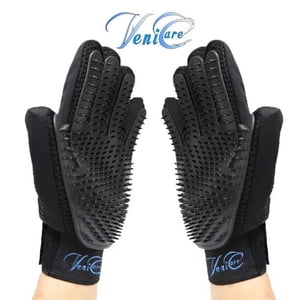 VeniCare Pet Grooming Gloves Brush, Black