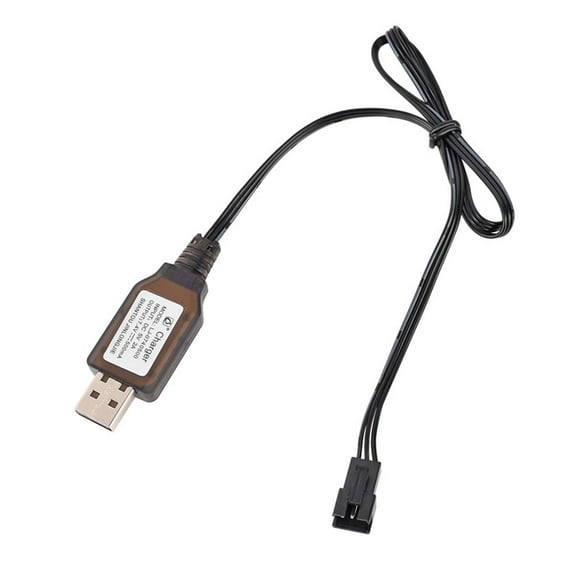 7.4V USB Charging Cable SM3P Plug Cord for Remote Control Watch Twist Car 60CM