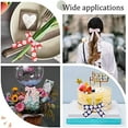 thumbnail image 3 of 20 Yards Baseball Ribbons 4 Styles 78 Sports Ball Ribbon Red White Wired Edge Ribbon Grosgrain Ribbon Fabric Ribbons, 3 of 7