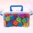thumbnail image 4 of Milisten Plastic Number Blocks Funny Building Blocks Toy Educational Toy Assembly Digital Block for Kids Boys Girls（With Storage Box 220pcs), 4 of 6