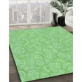 thumbnail image 3 of Ahgly Company Machine Washable Indoor Round Transitional Jade Green Area Rugs, 8' Round, 3 of 7