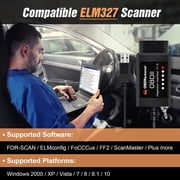 ELM327 HS-CAN MS-CAN FORScan V1.5 ELMconfig Adapter OBD2 USB Scanner For Ford FoCCCus Hidden function