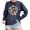 Blue, variant on HUITKMM Winter Sweaters for Women 2025 Women's Fashionable Printed Crew Neck Hoodie XXL