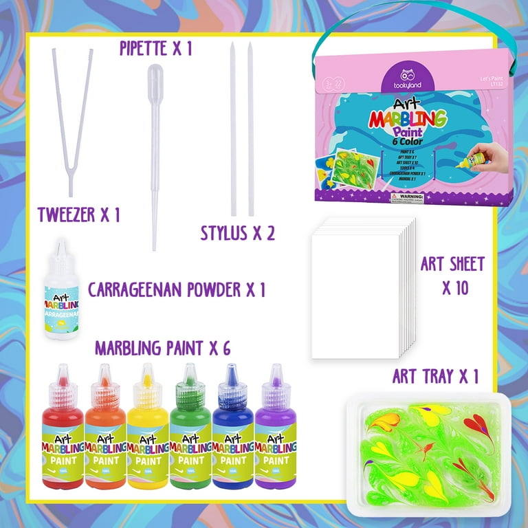 6-Color Water Marbling Paint Children Arts And Crafts For Art