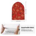 thumbnail image 2 of Lsque Tomatoes Pattern Knitted Beanie, Unisex Winter Hat, Knit Hat Winter Beanies Thick Fisherman Beanies Cuffed Plain Skull Caps, 2 of 6