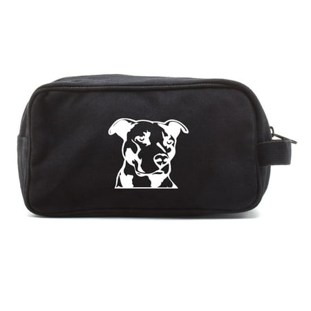 American Pitbull Dog Military Toiletry Bag Shower Travel