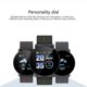 thumbnail image 5 of 119plus colorido reloj inteligente con pantalla táctil, impermeable, rastreador de ejercicios, frecuencia cardíaca, presión arterial, reloj inteligente, verde Inevent EL2275-04B, 5 of 7