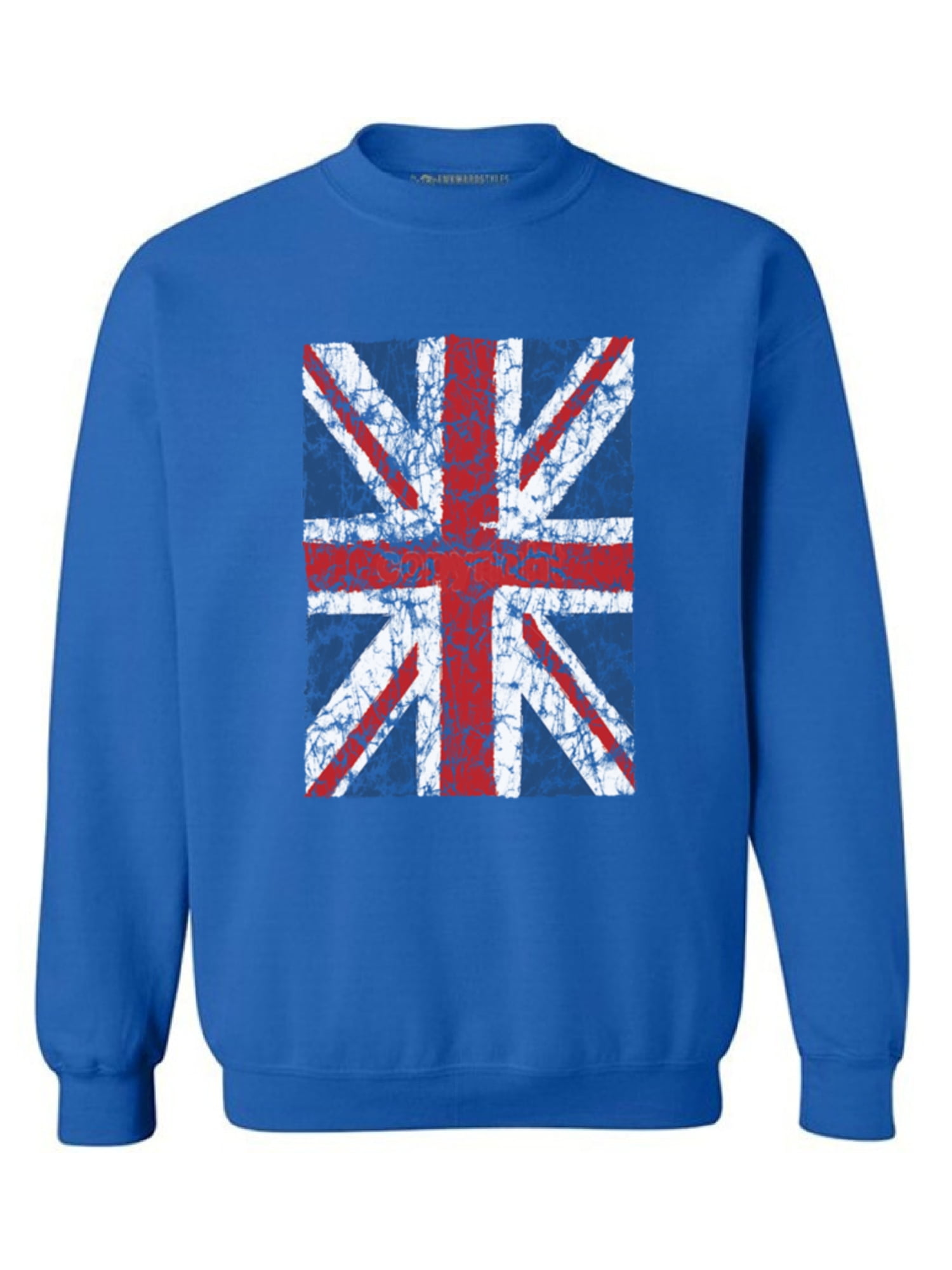 British Flag Britain Union Jack T-shirt United Kingdom England Crew Sweatshirt British Flag Britain Union Jack T-shirt United Kingdom England Crew Sweatshirt