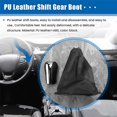 thumbnail image 5 of 5 Speed Car PU Leather Gear Shift Knob Shifting Gear Cover Shift Gear Boot For Toyota Avensis T25 MK2 II 2003-2009, 5 of 5