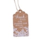 thumbnail image 2 of 50pcs Kraft Paper Gift Tags White Lace Tag with Hemp Rope for Wedding Engagement, 2 of 3