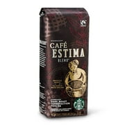 Starbucks Cafe Estima Whole Bean Coffee 16 oz Bags - Pack of 2