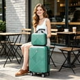 thumbnail image 6 of Tripcomp Luggage Sets 2 Piece Suitcase Set (14/20/)Hardside Suitcase with Spinner Wheels Lightweight Carry On Luggage(Dark Green), 6 of 10
