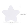 thumbnail image 2 of HOOWIFFY 4Pcs Small White Cotton Painting Canvas Boards Panel for Drawing with Star Pattern Rounded Edges, 2 of 8