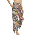 thumbnail image 2 of Xecao Tropical Fruit Women's Straight Lounge Pajama Pants: The Epitome of Relaxed Sleepwear, 2 of 9