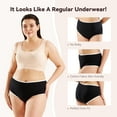 thumbnail image 5 of CARER Incontinence Underwear for Women Washable, High Absorbency Leakproof Panties for Bladder Control, 5 of 8