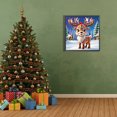 thumbnail image 4 of Pintura de diamante 5D DIY, taladro redondo completo, Kit de cervatillo navideño, decoración del hogar, 40x40cm, 4 of 9