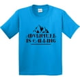 thumbnail image 3 of Inktastic Adventure is Calling Camping Hiking Youth T-Shirt, 3 of 5