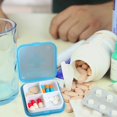 thumbnail image 3 of 4 Pcs Small Pill Box, Portable Travel Pill Storage Cases,for Travel Work Use, 3 of 5