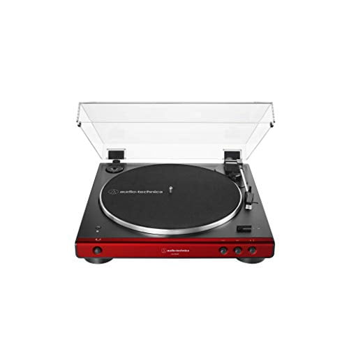 Audio-Technica AT-LP60XUSB-GM Fully Automatic Belt-Drive Stereo Turntable Analog & USB Gunmetal Convert Vinyl to Digital Hi-Fidelity Plays 33-1/3 and 45 RPM Records 