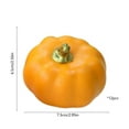 thumbnail image 3 of Halloween Pumpkin Ornaments Holiday Vibe Scene Decoration Orange Black White Green Pumpkin Ornaments, 3 of 6