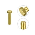 thumbnail image 4 of Unique Bargains Brass Hex Bolts, 1/2-13x2' 2 Pack Fully Thread Grade 4.8 Machine Screws, 4 of 4