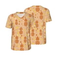 thumbnail image 3 of Daiia Pineapples Mens Baseball Jersey Button Down Shirts Short Sleeve Sports Uniforms-XX-Large, 3 of 9