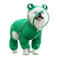 thumbnail image 2 of Meidiya Dog Raincoat with Snap Buttons,Funny Frog/Dinosaur Rain/Water Resistant Clothes with Transparent Hat,Adjustable Stylish Premium Dog Raincoats for Small Large Pets, 2 of 8